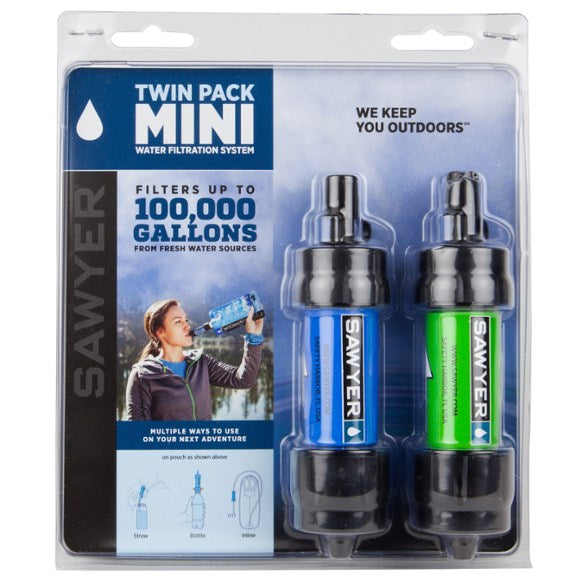 Sawyer Mini SP105 Wasserfilter – reinigt fast 400.000 Liter Wasser!