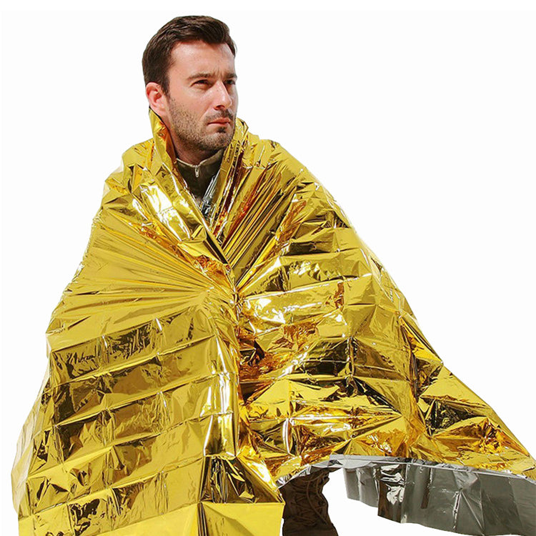 Emergency blanket / Rescue blanket 2.1 x 1.3m gold and silver from 19.90 pcs