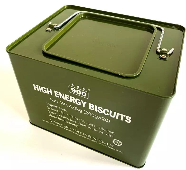 Emergency cookies in tin can for neat and safe storage 20x200 gr - INTRODUCTORY PRICE -