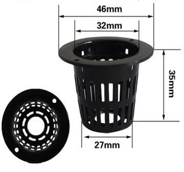 Nätkruka 32 mm med odlingssvamp - 20 pack - Mylar.se