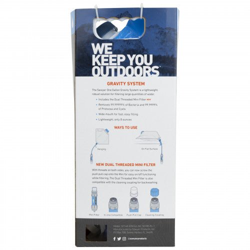 SAWYER SP160 - EN GALLON GRAVITATION VATTENFILTRERINGSSYSTEM - Mylar.se