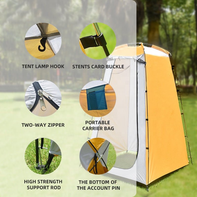 Ståtält för ombyte, dusch eller - Mylar.se